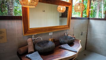 Comfort Room, Beach View | Bathroom | Towels, soap, shampoo, toilet paper