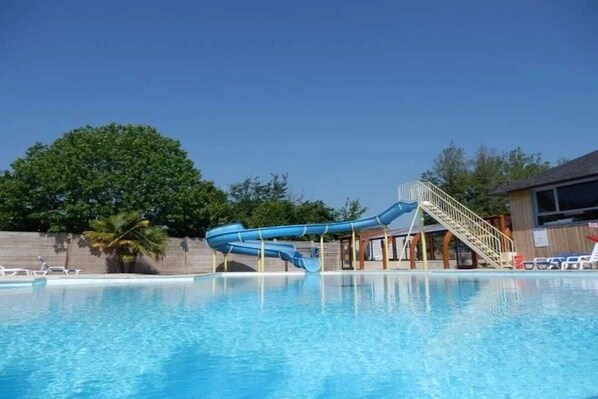 Indoor pool, a heated pool