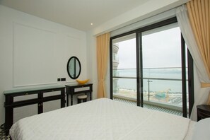 Standard-Apartment, 2 Schlafzimmer, Meerblick