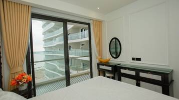 Apartemen Standar, 2 kamar tidur, pemandangan samudra | 2 kamar tidur dan Wi-Fi gratis