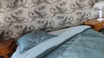 1 bedroom, travel crib, free WiFi, bed sheets