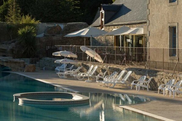 Indoor pool, a heated pool