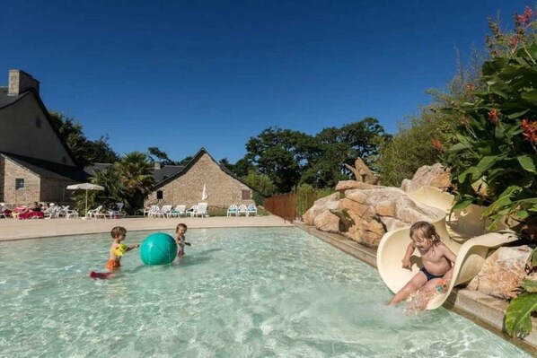Indoor pool, a heated pool