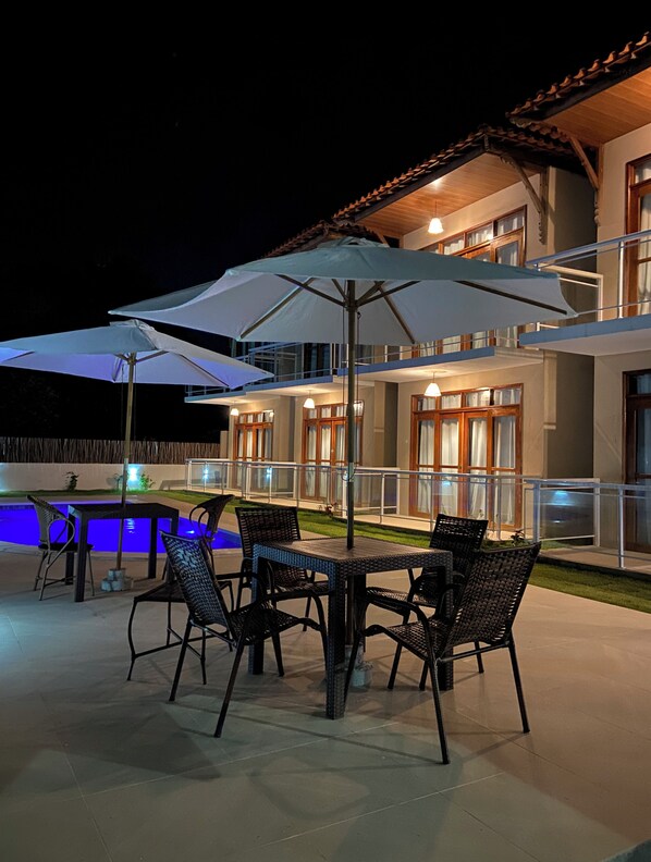Front of property - evening/night