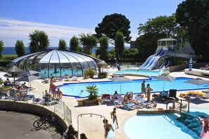 Indoor pool, a heated pool