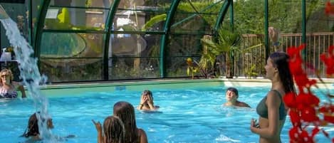 Indoor pool, a heated pool