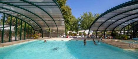 Indoor pool, a heated pool