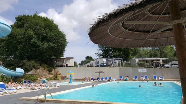 Indoor pool, a heated pool
