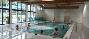 Indoor pool, a heated pool