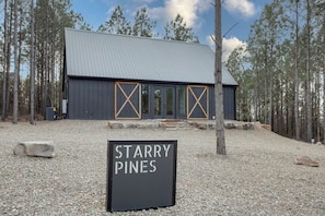 Exterior - NEW! Escape to Luxury in a Modern Cabin with Spa! (Broken Bow)