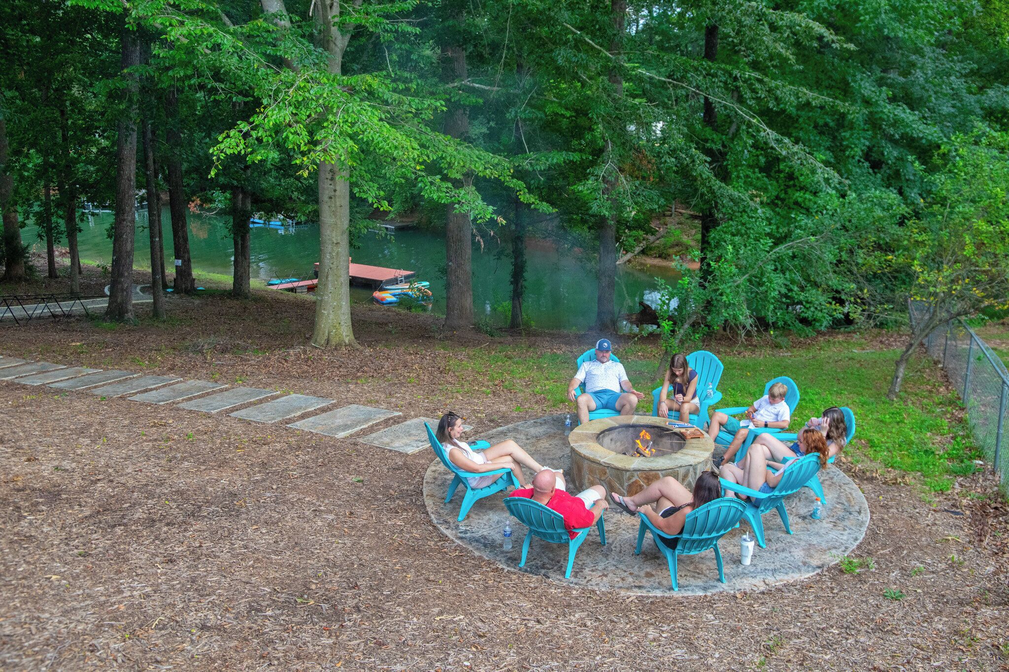 Fire Pit fun and Smores!