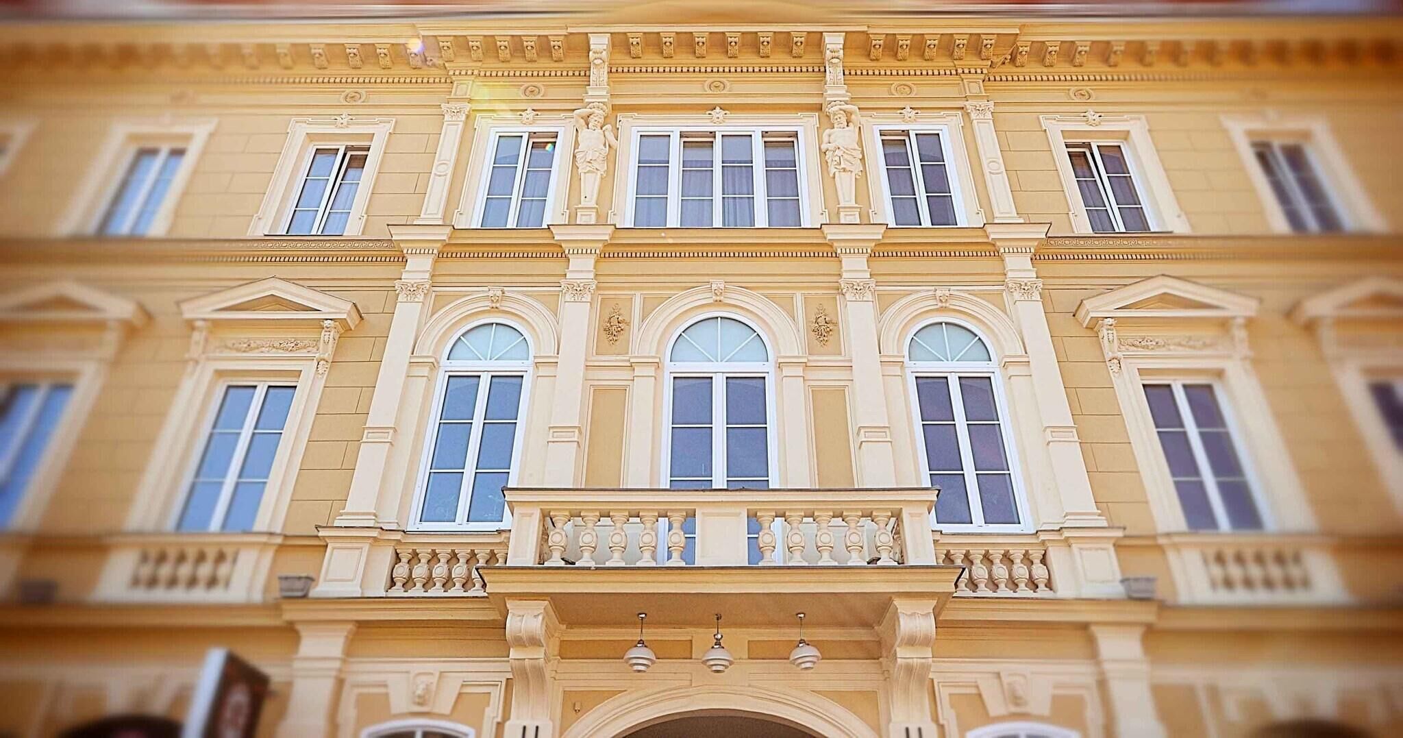 Blick von der Unterkunft