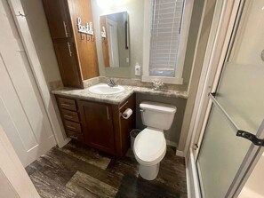 シャワー、ヘアドライヤー、タオル、石鹸