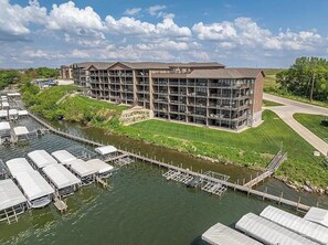 Exterior - Luxury Lakefront Condo at Bridges Bay Stillwater Building! (Arnolds Park)