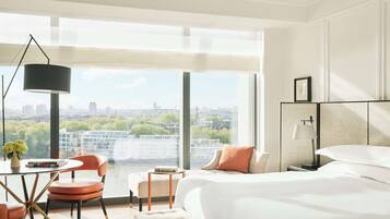 Quarto, 1 cama King, vista para o rio | 1 quarto, roupas de cama de algodão egípcio, roupas de cama premium