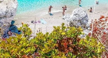 Luxury village house with private pool and sea view in beautiful South Crete