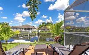 Property grounds - Fun & Happy place on the canal! Private pool! (Cape Coral)