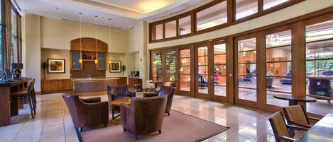 Zona de estar del vestíbulo