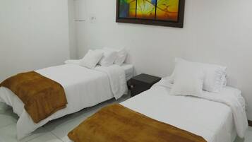 Premium bedding, down duvets, pillow-top beds, individually decorated