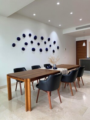 Luxury Apartment | Dining room - AURA ARENA BLANCA (La Cruz de Huanacaxtle)