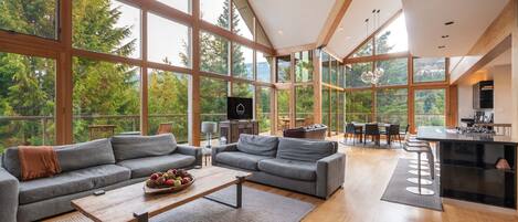 Télévision, cheminée