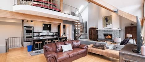 تلفزيون، مدفأة