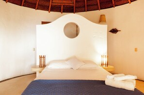 Bungalow, 1 Queen-Bett, Strandblick | Kostenloses WLAN