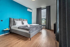 4 soverom, strykejern/-brett, reiseseng for barn og wi-fi