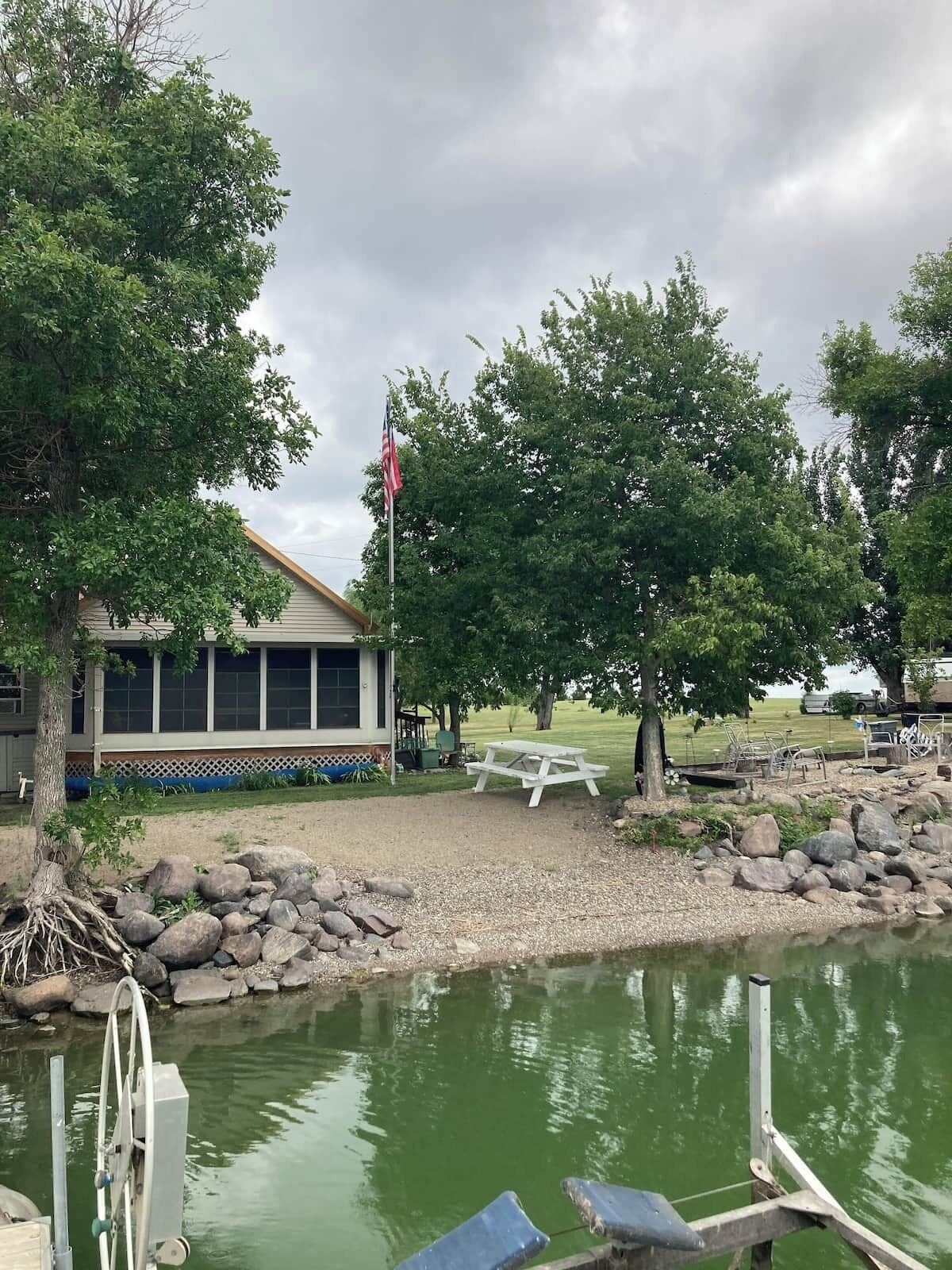 المنطقة المحيطة بالمنشأة