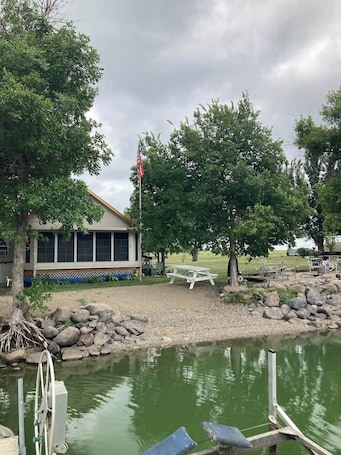 Property grounds. Copper Top Lake Cottage