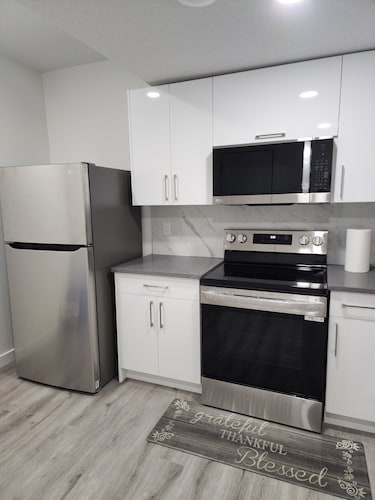 Fully furnished, newly finished basement apartment in a serene neighborhood 