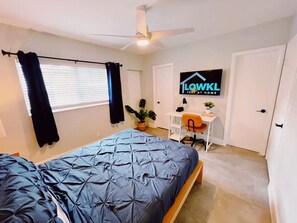 1 chambre, fer et planche à repasser, Wi-Fi, draps fournis