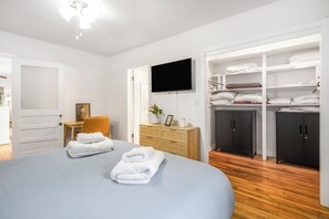 4 dormitorios, tabla de planchar con plancha, wifi y ropa de cama