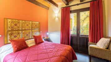 1 slaapkamer, een strijkplank/strijkijzer, gratis wifi, beddengoed