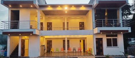 Blick von der Unterkunft