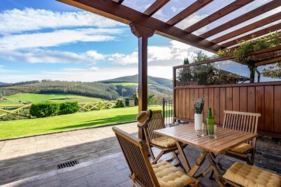 Apartment 'L De Alborada Del Eo' with Mountain View, Private Terrace and Wi-Fi