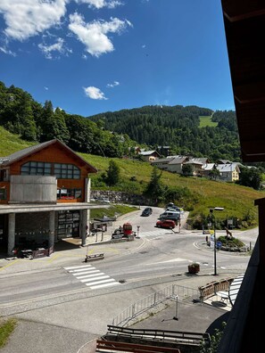 Blick von der Unterkunft