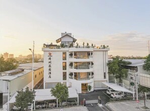 Fassade der Unterkunft