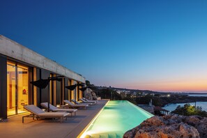 Una piscina riscaldata