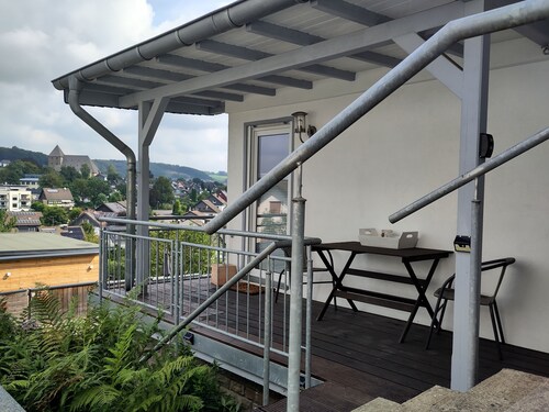 Gemütliche Wohnung als Ausgangspunkt zum Fahrradfahren, Wandern und Entspannen