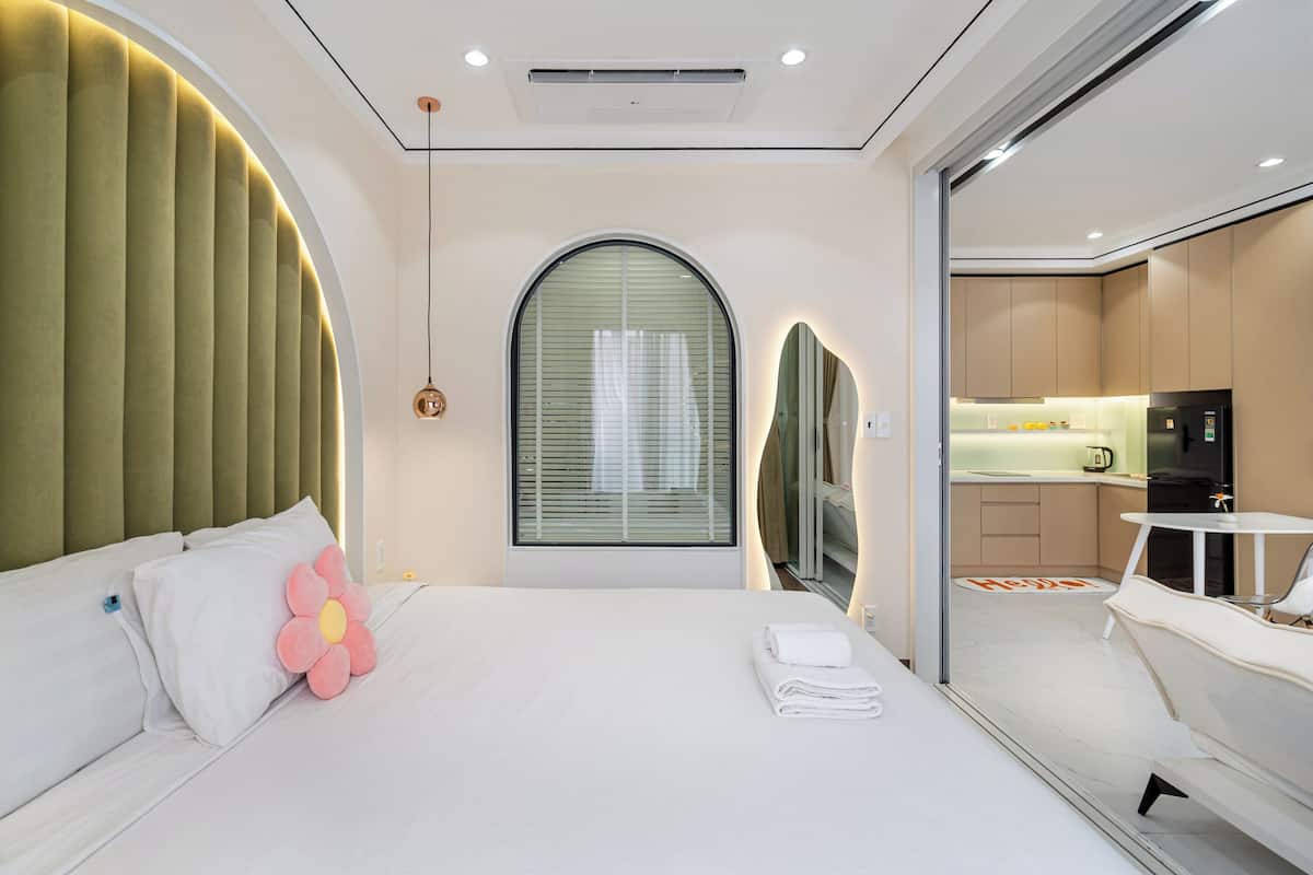 Rooftop Suite Balcony | 1 camera, Wi-Fi gratuito, lenzuola