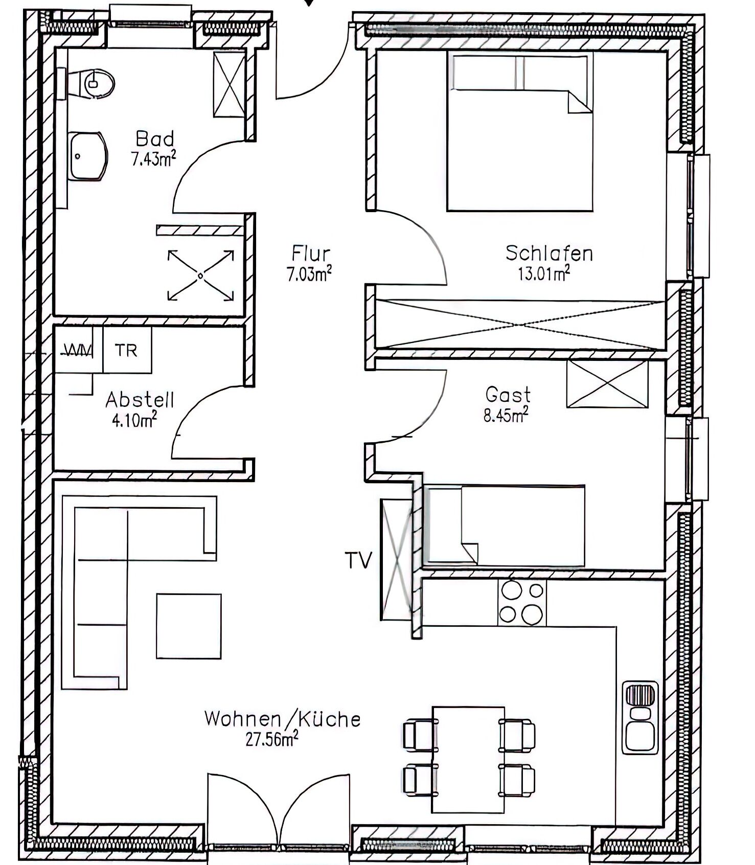Een plattegrond van een hotel met een woon/keukenruimte van 27,56m², een badkamer, een slaapkamer, een badkamer, een woon/keukenruimte, een slaapkamer, een badkamer, een woon/keukenruimte, een badkamer, een slaapkamer, een badkamer, een woon/keukenruimte, een badkamer, een slaapkamer, een badkamer, een woon/keukenruimte, een badkamer, een slaapkamer, een badkamer, een woon/keukenruimte, een badkamer, een slaapkamer, een badkamer, een woon/keukenruimte, een badkamer, een slaapkamer, een badkamer, een woon/keukenruimte, een badkamer, een slaapkamer, een badkamer, een woon/keukenruimte, een badkamer, een slaapkamer, een badkamer, een woon/keukenruimte, een badkamer.