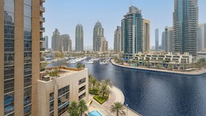 Deluxe Apartment, Balcony, Marina View | Balcony view - Nasma Holiday Homes - No. 9 (Dubai)