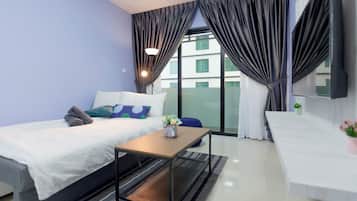 1 間睡房、熨斗/熨衫板、Wi-Fi、床單