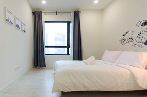 1 habitación, tabla de planchar con plancha, wifi y ropa de cama 