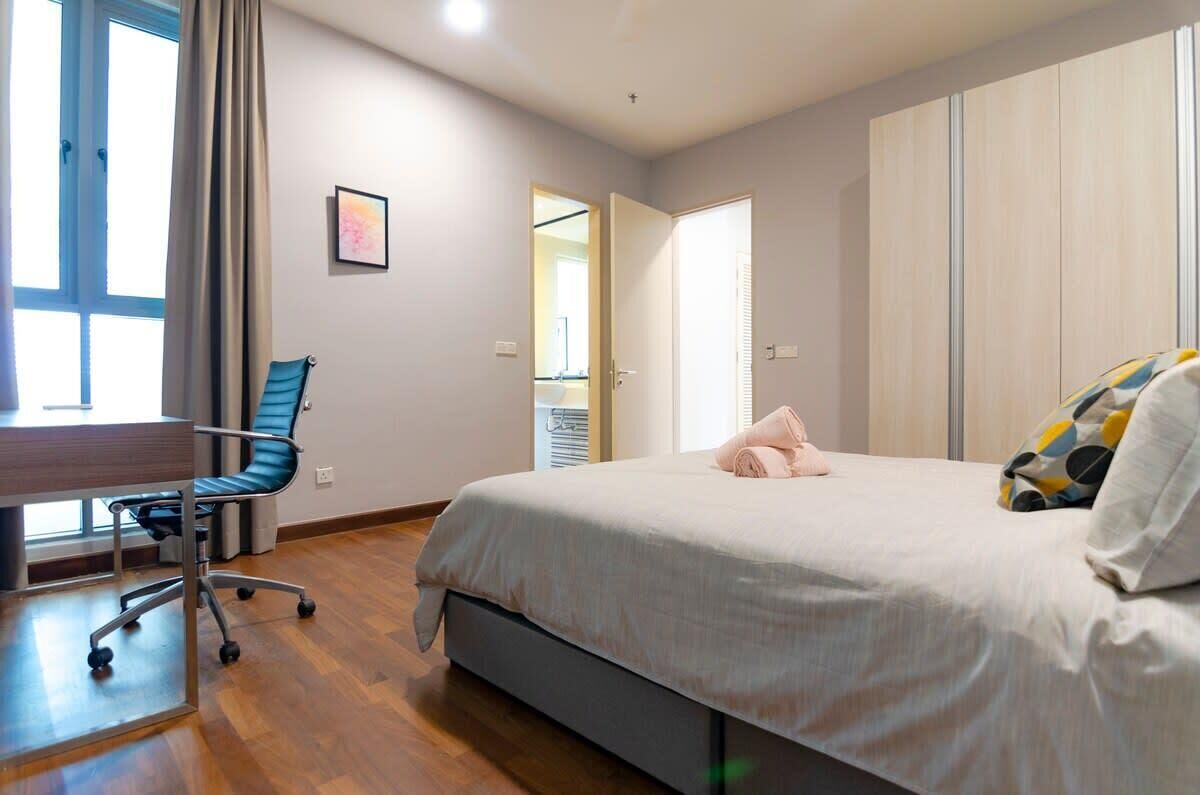 3 soveværelser, strygejern/strygebræt, sengetøj