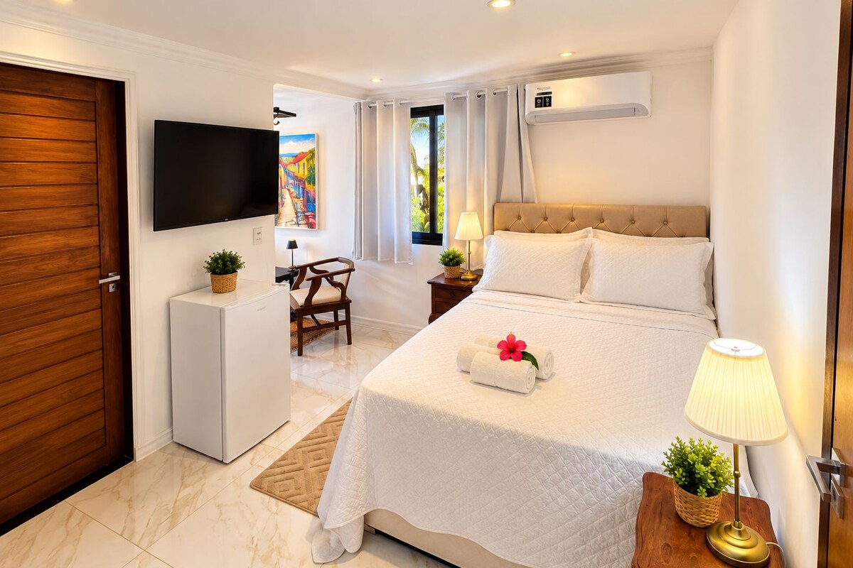 Deluxe Apartment, Courtyard View | Premium bedding, minibar, in-room safe, free WiFi