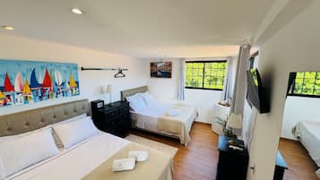 Ropa de cama de alta calidad y minibar