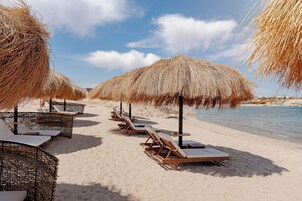 Private beach, snorkeling