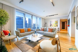 Lägenhet Superior | Vardagsrum | Smart-tv